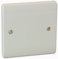 CCA060 - 1 Gang White Blanking Plate