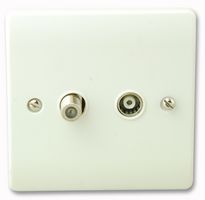 CCA157 - TV Aerial + Satellite Socket