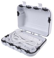 PELB1678 - Outdoor Enclosure, 4 Gang, 2m Extension Lead, White, IP64
