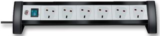1156253416 - 6 Way Switched Desk Socket Power Strip, 3m