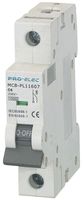 AUB7 1P C6A - 6A Single Pole Type C MCB, 10kA