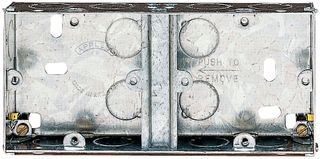 SF636 - 35mm 2 Gang Metal Back Box
