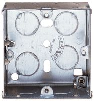 SF618 - Steel Knockout Box, 1 Gang 47mm