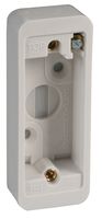 4005 - 1 Gang Architrave Back Box, White
