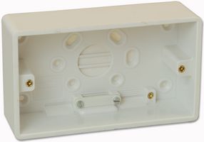 9054 - 2 Gang 45mm Moulded Surface Box