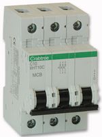 6HT10C - 10A TP MCB, C Curve 10kA