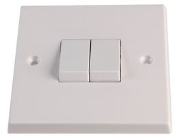 VX1040 - 10AX 2 Gang 2 Way Light Switch