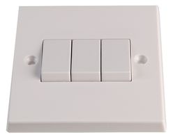VX1050 - 10AX 3 Gang 2 Way Light Switch
