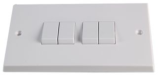 VX1054 - 10AX 4 Gang 2 Way Light Switch