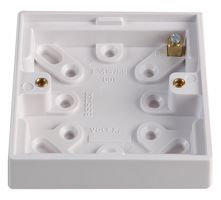 VX9404 - 1 Gang White 20mm Pattress Box