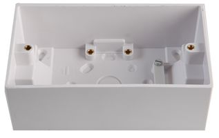 VX9410 - 2 Gang Pattress Box, 47mm White