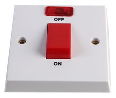 VX9712 - 45A Double Pole Switch with Neon