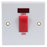 PELB1838 - 45A Control Switch with Neon Indicator