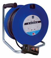 LDCC2513/4BLRCD - 25m 4 Gang 13A Cable Reel with RCD Plug, Blue