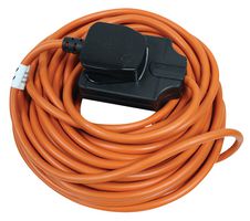 BOG10O - 1 Gang, 10m, 10A, Garden  Extension Lead (Orange)