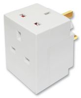 MSF3/NK - 3 Way fused Mains Adaptor
