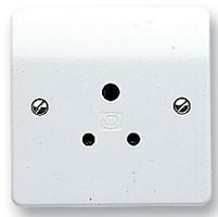 K771WHI - 5A Logic Plus Round Pin Socket Outlet