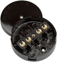 WA076 - Heavy Duty Junction Box, 20A, 4x Terminals, Brown