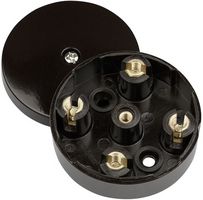 WA079 - Heavy Duty Junction Box, 20A, 4x Terminals, Brown