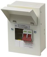 NM206/63 - 2-Way Metal Consumer Unit, 63A Main Switch