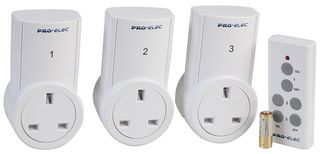PEL00551 - Remote Control Socket, 3 Pack