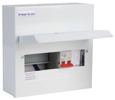 PEL00432 - 10 Way Metal Consumer Unit, 100A Main Switch