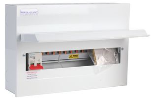 PEL00434 - 16 Way Metal Consumer Unit, 100A Main Switch