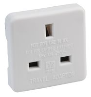 PELB1881 - UK to US Travel Adaptor, Twin Pack