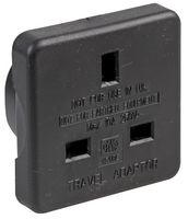 PELB1880 - UK to US Travel Adaptor, Black