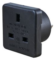 PELB1890 - UK to Australia Travel Adaptor, Black Twin Pack