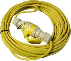 A02 - 110V Extension Lead, 16A, 2.5mm Cable, 14.23m