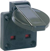 1020-5S - 13A 230V Panel Mounted UK Safety Socket