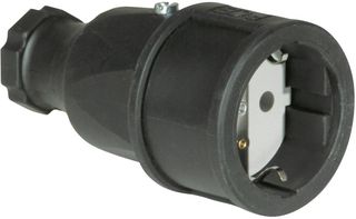 2510-S - 16A 230V Austrian/German Rubber Safety Socket