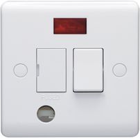 D1081FNR - 13A Switched Fused Connection Unit with Neon & Flex Outlet