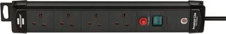 1951143603 - Premium-Line FB 4 Gang Extension, 3m, Black
