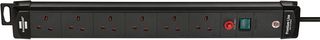 1951163602 - Premium-Line FB 6 Gang Extension, 3m, Black