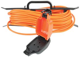 PEL01319 - 1 Gang Outdoor Mains Extension Lead, 15m, IP54