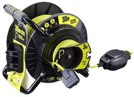 OATRU3013FL3IP-PX - PRO-XT Anti-Twist Reverse Mains Reel, 30m +3m, IP54