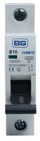 CUMB10-01 - 10A Single Pole MCB, B Curve, 6kA