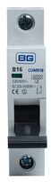 CUMB16-01 - 16A Single Pole MCB, B Curve, 6kA