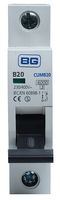 CUMB20-01 - 20A Single Pole MCB, B Curve, 6kA