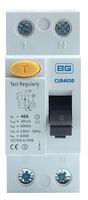 CUR4030-01 - 40A, 30mA Double Pole RCD, Type AC