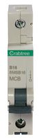 GB6:6MSB16 - Loadstar 16A Single Pole MCB, B Curve, 6kA