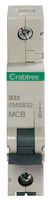 GB6:6MSB32 - Loadstar 32A Single Pole MCB, B Curve, 6kA