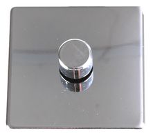 PELB1133 - Screwless Dimmer Switch, 1 Gang, 1 Way, 250W, Polished Chrome
