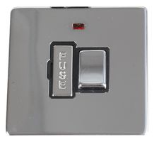 PELB1149 - Screwless Switched Fused Spur with Neon, 13A, Polished Chrome