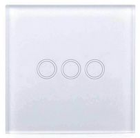 SHA5314 - Touch Light Switch, 3 Gang, Smart WiFi, No Neutral Needed