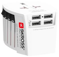 1.302961 - MUV USB Travel Adaptor, 4x USB A, 250V, 2.5A