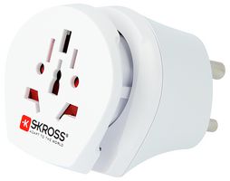 1.500215-E - Combo World to India Travel Adaptor, 250V, 5A