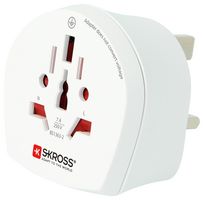 1.500225-E - World to UK Travel Adaptor, 250V, 7A